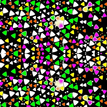 Artwork thumbnail, Multicolored Triangles by CBNetwork