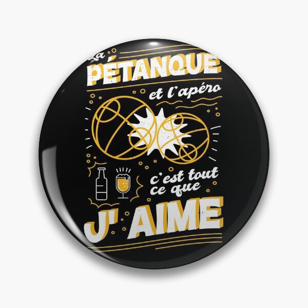 Item preview, La Pétanque et l'Apéro C'est Tout Ce Que J'Aime designed and sold by Hoiho Adventure Shirts.