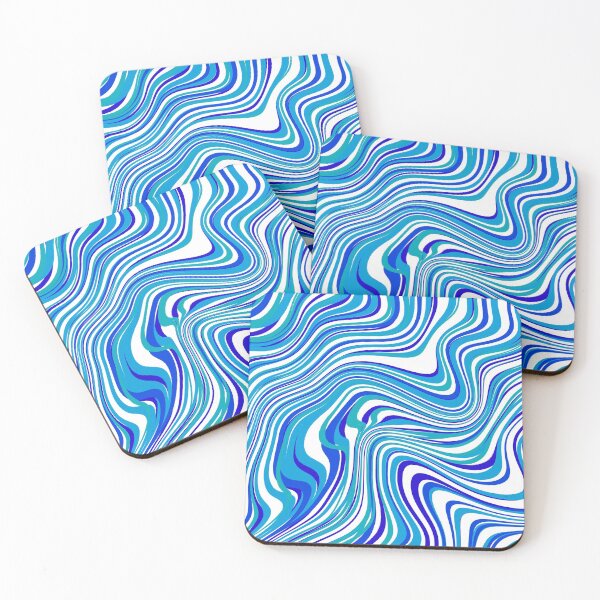 Item preview, Blue fresh color marble abstract white background  designed and sold by Roselove4869.