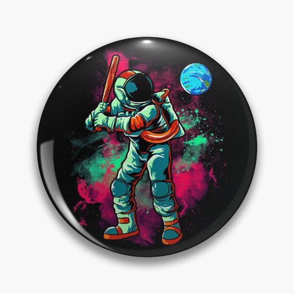 Item preview, Astronauta Béisbol Bateando Tierra En El Espacio Exterior designed and sold by SoCoolDesign.