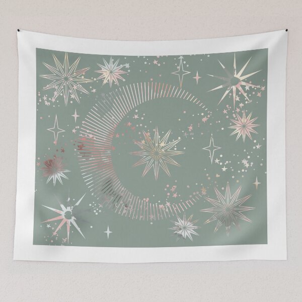 Item preview, Mystic Green Moon designed and sold by Moon Fern Vintage.