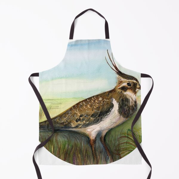 Item preview, Lapwing bird hand-painted watercolor painting bird artwork designed and sold by Alison Langridge.