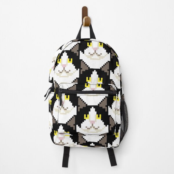 Item preview, Black and white cat pixel design. designed and sold by CIMANN.