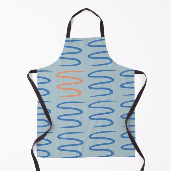 Item preview, Blue, and Orange Funky Scribble Pattern designed and sold by toohot2trot189.