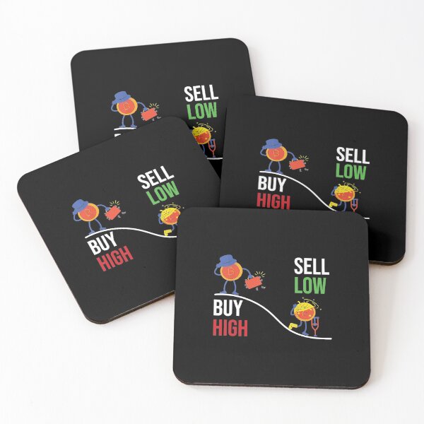 Item preview, Buy High Sell Low Funny Bitcoin Crypto Market Trader designed and sold by magicos1.