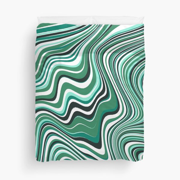 Item preview, Green cool tone marble abstract  designed and sold by Roselove4869.