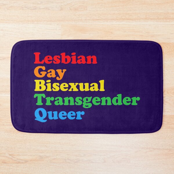 Item preview, LGBTQ Acronym Rainbow Gay Pride designed and sold by Epic Love Designs.