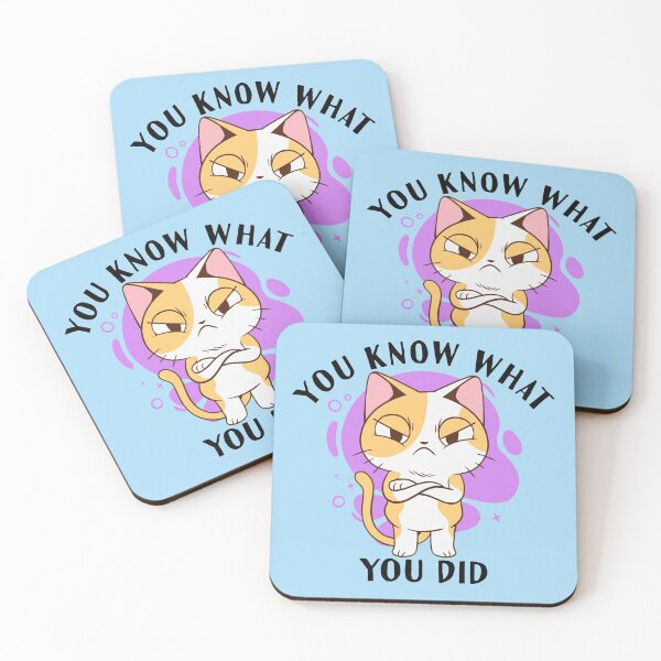 Item preview, Angry Cat You Know What You Did designed and sold by Frosty1489.
