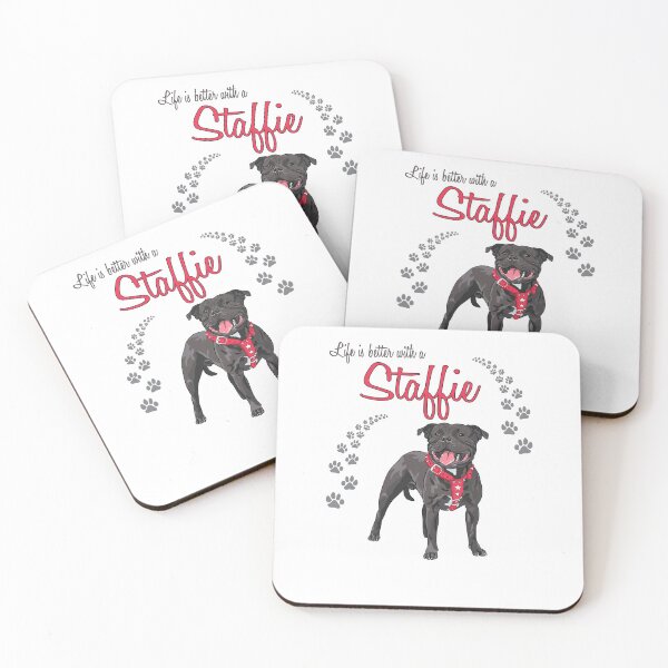 Item preview, Life's is Better with a Staffie! Especially for Staffordshire Bull Terrier Dog Lovers! designed and sold by rs-designs.