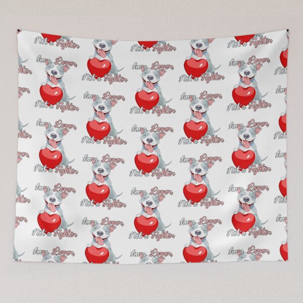 Item preview, Staffie - I'm a Lover Not a Fighter! Especially for Staffordshire Bull Terrier Dog Lovers! designed and sold by rs-designs.