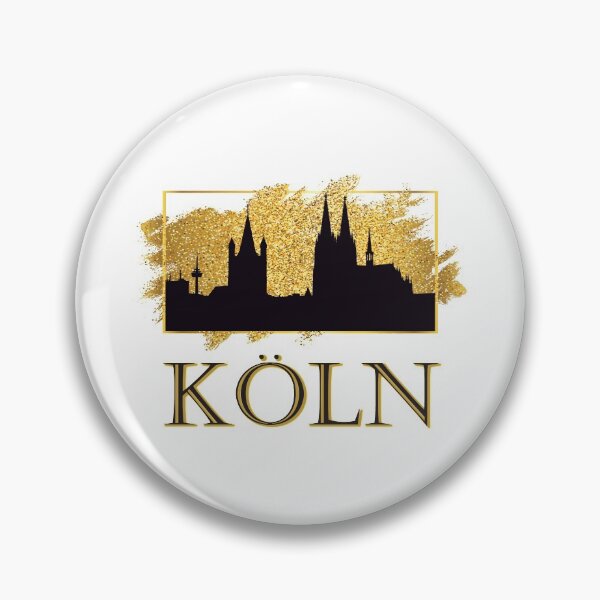 Item preview, Cologne Germany Kölner Dom Cologne Skyline Gold designed and sold by BullDesignsShop.