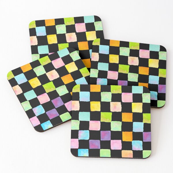 Item preview, Rainbow checkers designed and sold by MadebyCRO.
