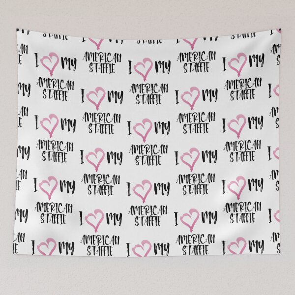 Item preview, I Heart My Amstaff! Especially for American Staffordshire Bull Terrier Dog Lovers! designed and sold by rs-designs.