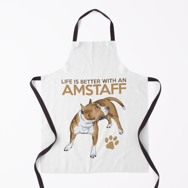 Item preview, Life is Better with an Amstaff! Especially for American Staffordshire Bull Terrier Dog Lovers! designed and sold by rs-designs.