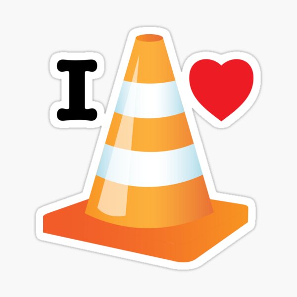 Safety Cone Stickers Redbubble