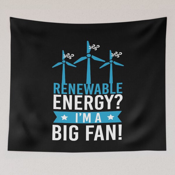 Item preview, Renewable Energy Wind Power Wind Energy designed and sold by MooonTees.