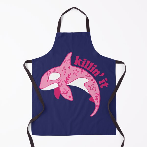 Item preview, Killin' It - Hot Pink Graffiti Orca Whale designed and sold by VivtheFish.
