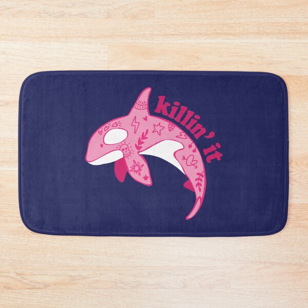 Item preview, Killin' It - Hot Pink Graffiti Orca Whale designed and sold by VivtheFish.
