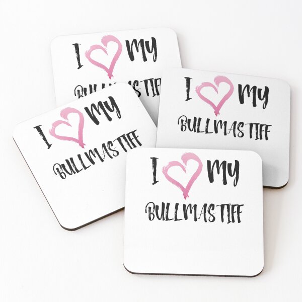 Item preview, I Heart My Bullmastiff! Especially for Bullmastiff Dog Lovers! designed and sold by rs-designs.