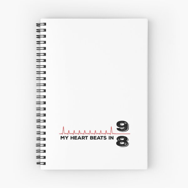 Item preview, My Heart Beats in 9/8 - for Drummers (black text) designed and sold by Kendall Anderson.