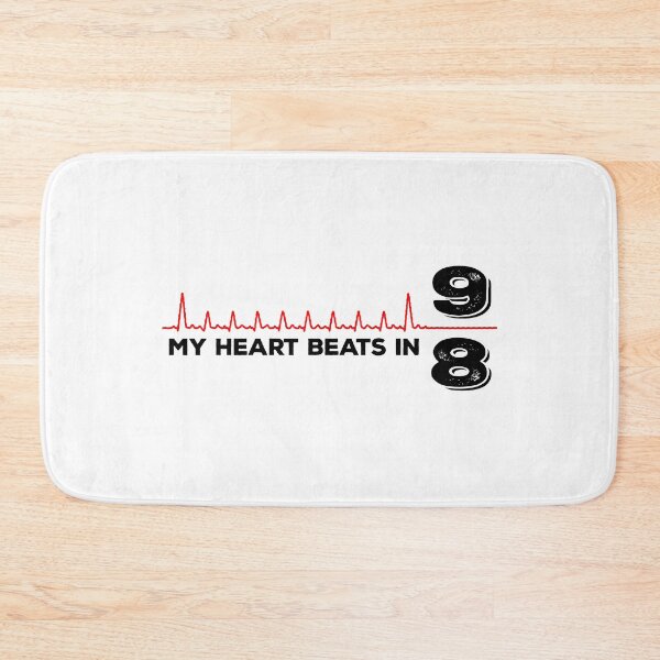 Item preview, My Heart Beats in 9/8 - for Drummers (black text) designed and sold by Kendall Anderson.
