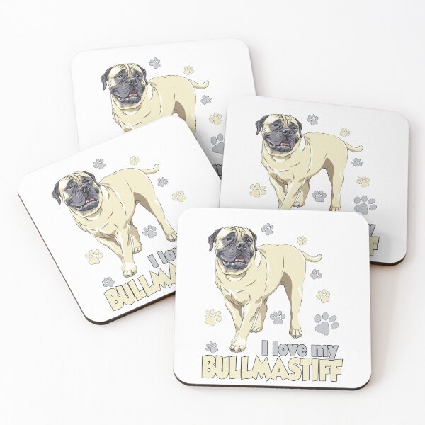 Artikelvorschau, Ich liebe meinen Bullmastiff! Speziell für Bullmastiff Hundeliebhaber! entworfen und verkauft von rs-designs.