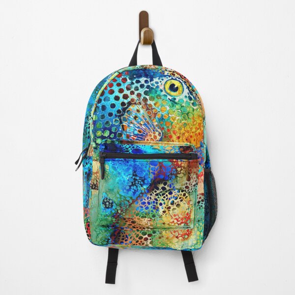 Item preview, Colorful Puffer Fish Art Beachy Tropical Fun by Sharon Cummings designed and sold by Sharon Cummings Art.