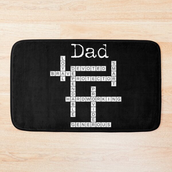 Item preview, Dad Crossword Puzzle / Father's Day Love Word Games Saying design designed and sold by CreatedByHeidi.