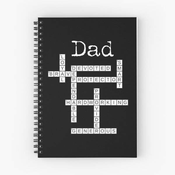 Item preview, Dad Crossword Puzzle / Father's Day Love Word Games Saying design designed and sold by CreatedByHeidi.