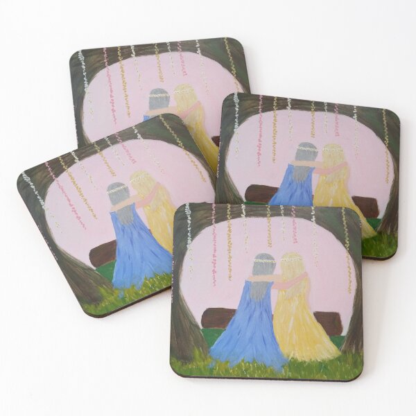 Item preview, Fairy Meeting designed and sold by hedgerowart.
