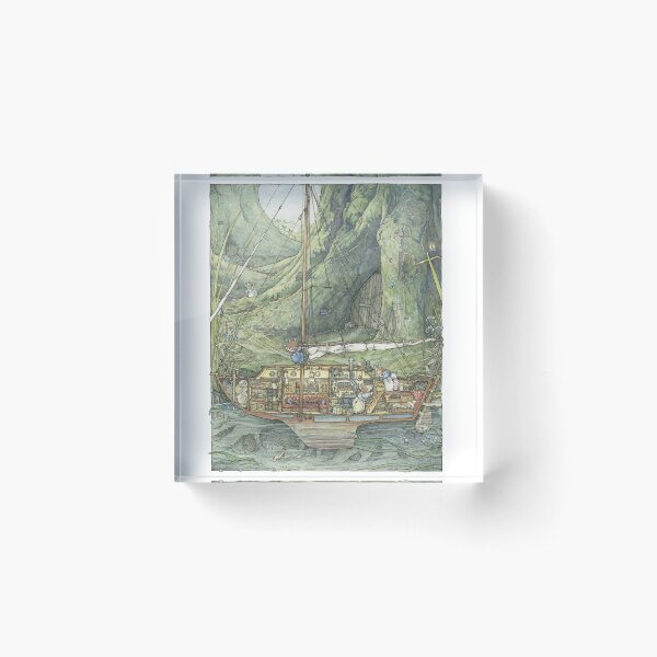 Cutaway of Dustys Boat Acrylic Block