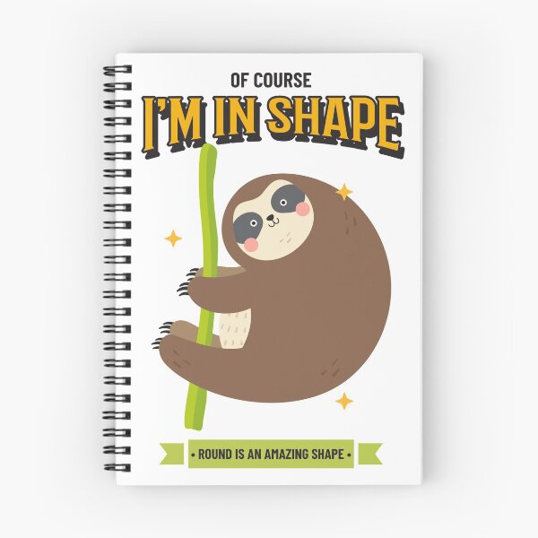 Item preview, Sloth- I'm in Shape round is an amazing shape designed and sold by DiensDesign.