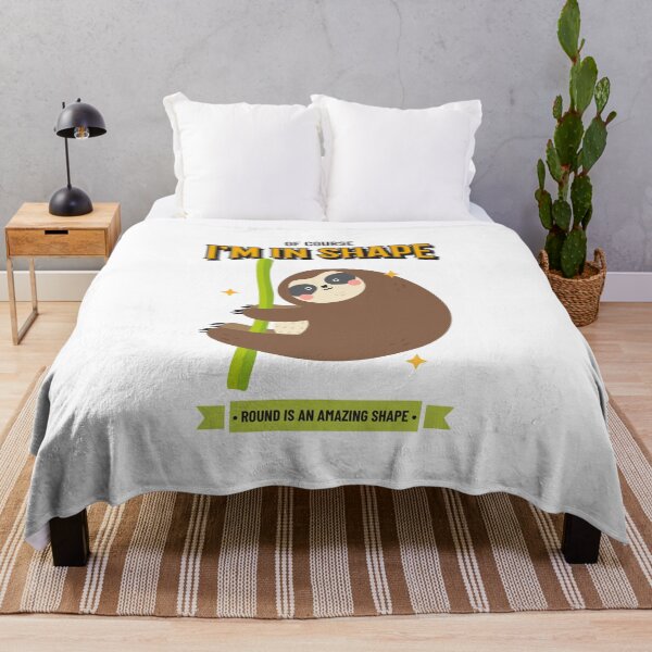 Item preview, Sloth- I'm in Shape round is an amazing shape designed and sold by DiensDesign.