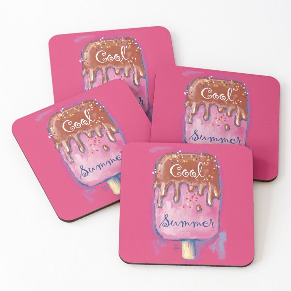 Item preview, Sweet cold colourful  ice cream. Hot summer time. designed and sold by RukkiZukkiArt.