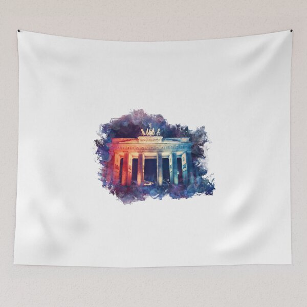 Item preview, Berlin Germany Brandenburg Gate Skyline designed and sold by BullDesignsShop.