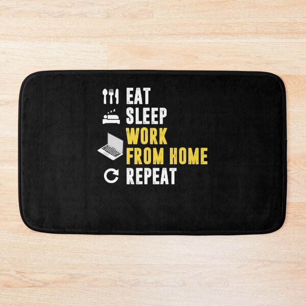 Item preview, Eat Sleep Work From Home Repeat Funny Home Employee designed and sold by tshirtexpressiv.