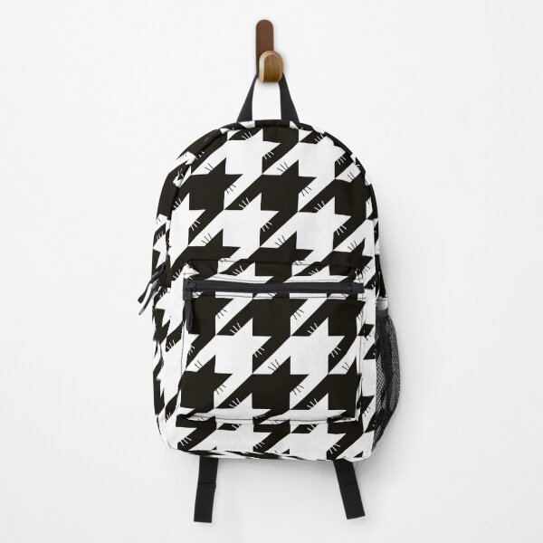 Item preview, Catstooth Cat Houndstooth Black and white Large designed and sold by Feeling Artsy.