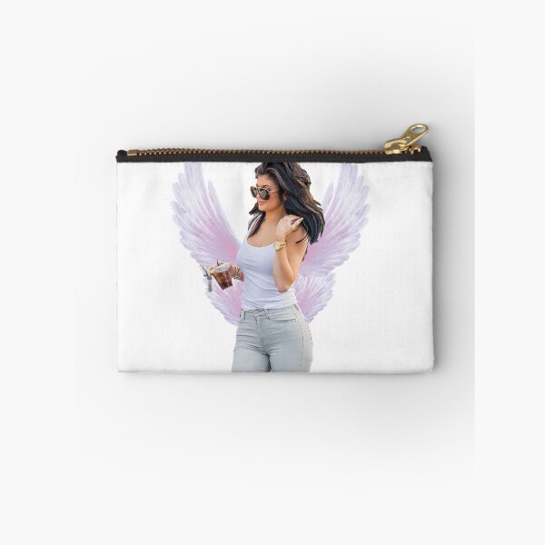 Item preview, Kylie In angel Wings Sticker designed and sold by PocketPoach.