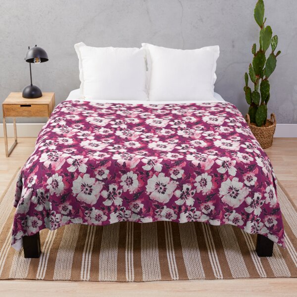 Item preview, White flowers and purple, violet, pink, black 3 designed and sold by WzoryOzdobne.