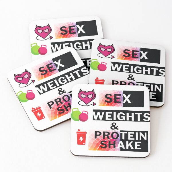Artikelvorschau, Sex, Gewichte und Protein-Shake entworfen und verkauft von Tropium-Designs.
