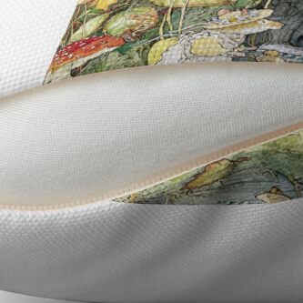 Alternate view of Primrose at the entrance to the tunnels Floor Pillow