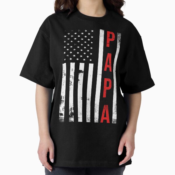 Item preview, papa american flag, Father Independance day - 4th of july , best father ever distressed usa flag design designed and sold by ahmed taha belmekki.