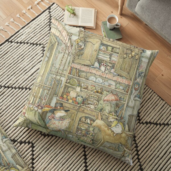 Dressing up at the Old Oak Palace Floor Pillow