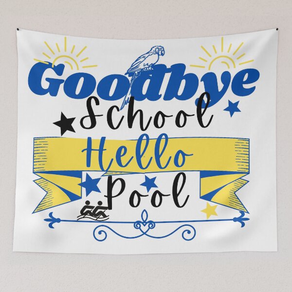 Item preview, GoodBy School Hello Pool designed and sold by Ettevehs.