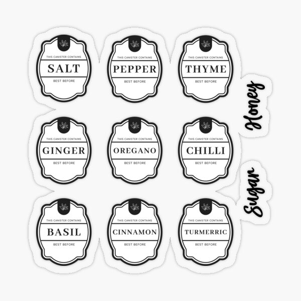 Funny Spice Labels – Halleahwood