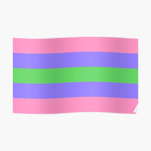 Trigender Pride Flag Poster By Alexlaurenmlk Redbubble 6964