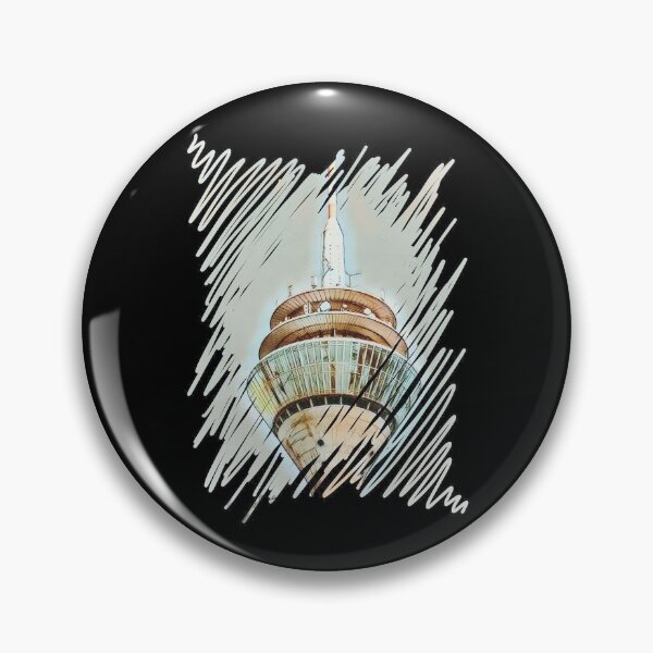Item preview, Dusseldorf Germany City Skyline TV Tower designed and sold by BullDesignsShop.