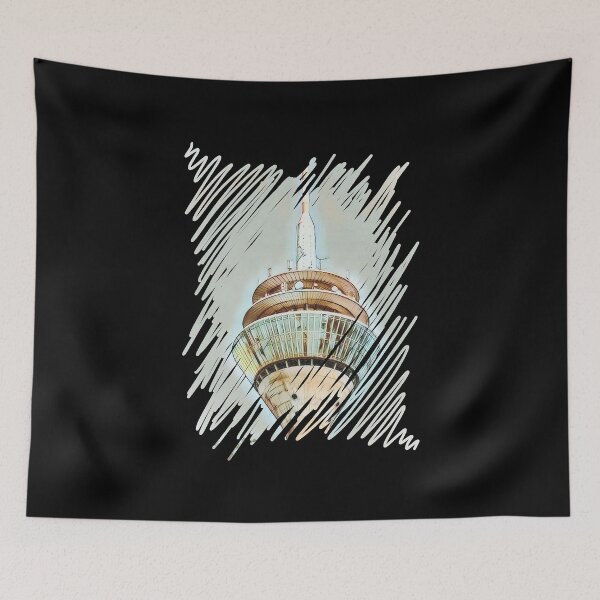 Item preview, Dusseldorf Germany City Skyline TV Tower designed and sold by BullDesignsShop.