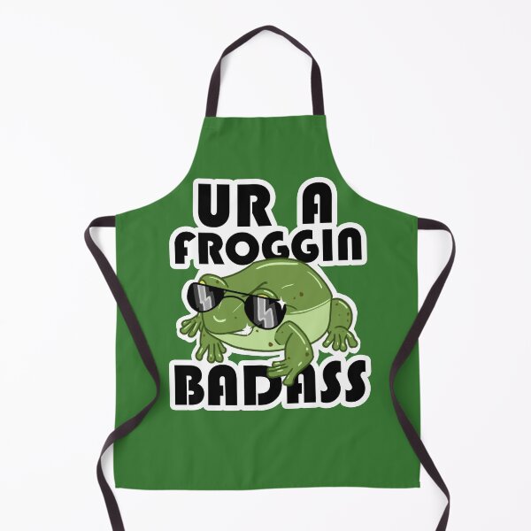Item preview, Ur A Froggin Badass - Motivational Sticker designed and sold by SpellYouLater.