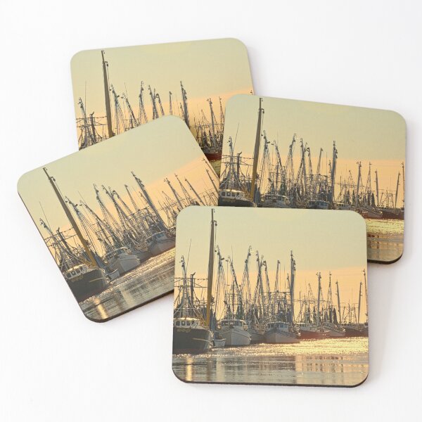 Item preview, Shrimp Boats Darien Georgia Waterfront designed and sold by LisaWootenPhoto.